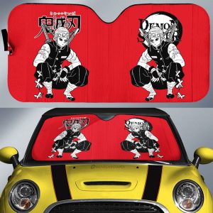 Tengen Uzui Car Sunshade Custom Demon Slayer Anime Car Accessories Manga Style For Fans