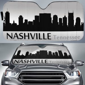 Tennessee Nashville Skyline Car Sunshade Custom Car Accessories