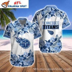 Tennessee Titans Hawaiian Shirt – Embrace The Tropics With Hibiscus