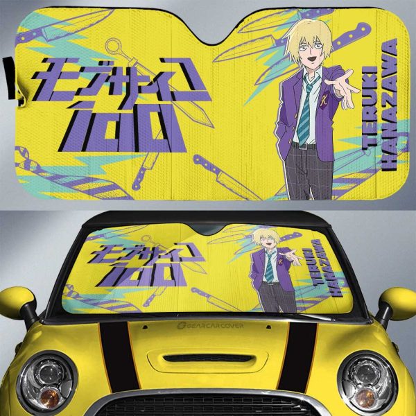 Teruki Hanazawa Car Sunshade Custom Mob Psycho 100 Anime Car Accessories