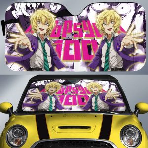 Teruki Hanazawa Car Sunshade Custom Mob Psycho 100 Anime Car Accessories For Fans