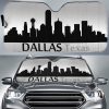 Texas Dallas Skyline Car Sunshade Custom Car Accessories