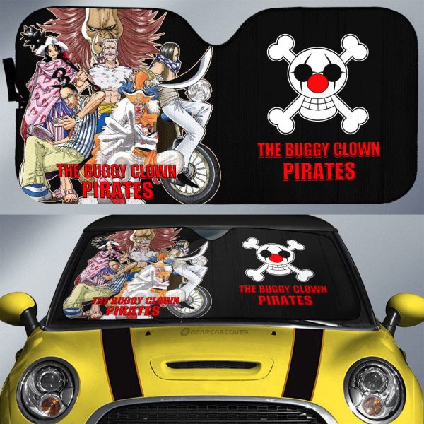 The Buggy Clown Pirates Car Sunshade Custom Car Accessories