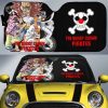 The Buggy Clown Pirates Car Sunshade Custom One Piece Anime Car Accessories