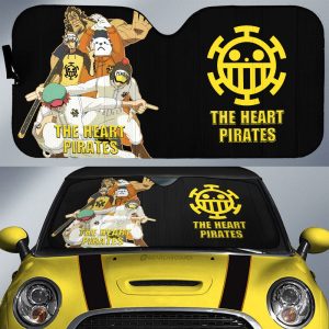 The Heart Pirates Car Sunshade Custom Car Accessories