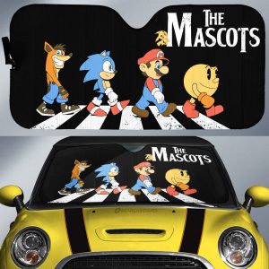 The Mascots Crosswalk Car Sunshade Custom Car Accessories