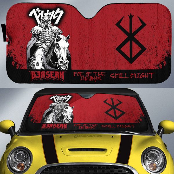 The Skull Knight Car Sunshade Custom Berserk Anime Car Accessories