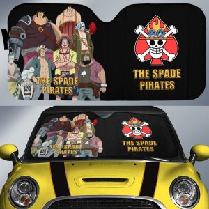 The Spade Pirates Car Sunshade Custom Car Accessories