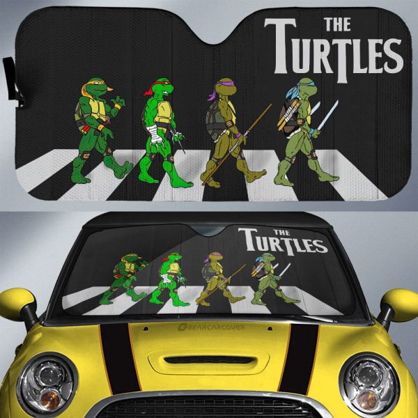 The Turtles Crosswalk Car Sunshade Custom Car Accessories