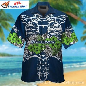 Tidal Wave – Seattle Seahawks Tribal Print Aloha Shirt