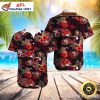 Tiki Charm 49ers Game Day – 49ers Tropical Pattern Hawaiian Shirt