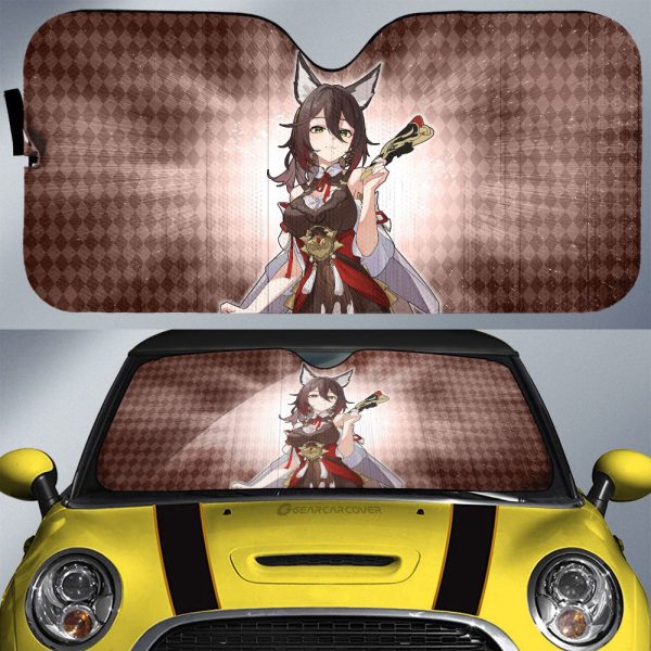 Tingyun Car Sunshade Custom Honkai Star Rail Car Accessories