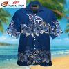 Titans Logo And Hibiscus – Tennessee Titans Hawaiian Shirt