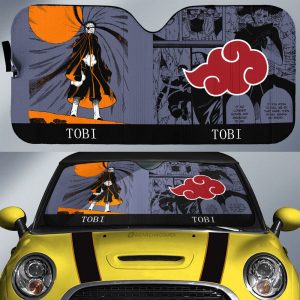 Tobi Car Sunshade Custom Car Accessories Manga Color Style