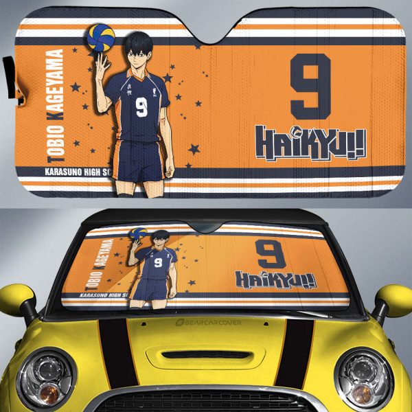 Tobio Kageyama Car Sunshade Custom Haikyuu Anime Car Accessories