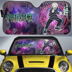 Toge Inumaki Car Sunshade Custom Galaxy Manga Style