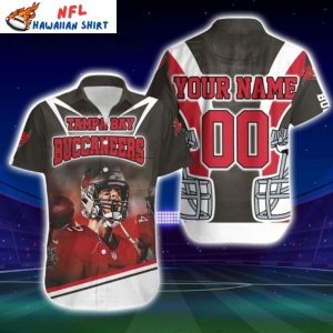 Tom Brady NFL Tampa Bay Buccaneers Game Day Floral Hawaiian Shirt