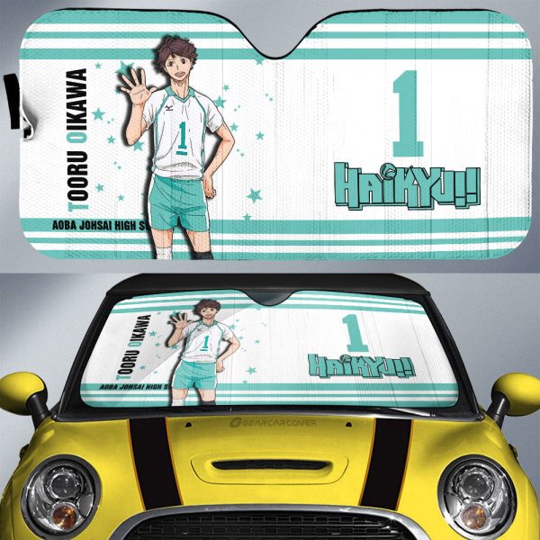 Tooru Oikawa Car Sunshade Custom Haikyuu Anime Car Accessories