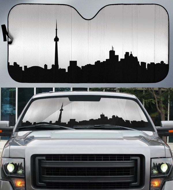 Toronto Skyline Car Sunshade Custom Car Accessories