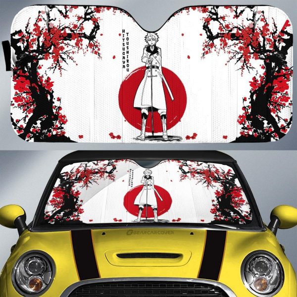 Toshiro Hitsugaya Car Sunshade Custom Janpan Style Bleach Car Accessories