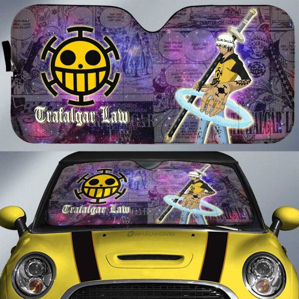 Trafalgar Law Car Sunshade Custom Car Accessories Manga Galaxy Style