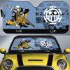 Trafalgar Law Car Sunshade Custom Car Accessories Manga Style