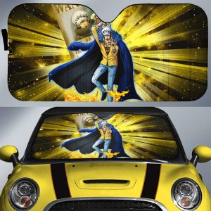 Trafalgar Law Car Sunshade Custom Car Interior Accessories