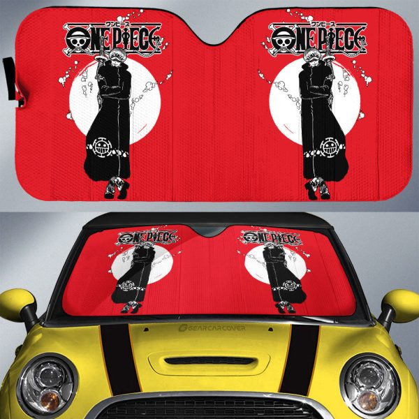 Trafalgar Law Car Sunshade Custom Manga Style Car Accessories