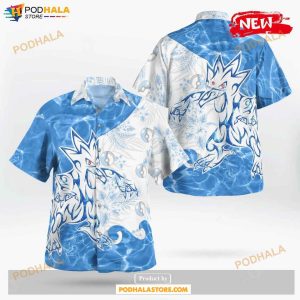 Tribal Golduck Design Hawaiian Shirt