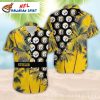 Tropical Blitz Steelers Hawaiian Shirt – Palms And Helmets Fanfare