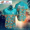 Tropical Breeze Miami Dolphins Hawaiian Shirt – Men’s Fashion