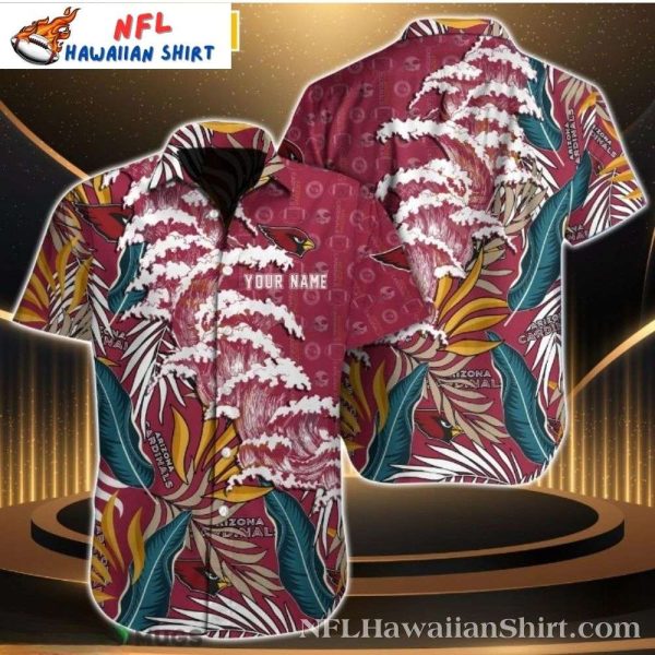 Tropical Cardinal Paradise – Arizona Cardinals Hawaiian Shirt