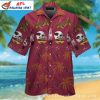 Tropical Helmets And Palm Trees – Arizona Cardinals Hawaiian Shirt