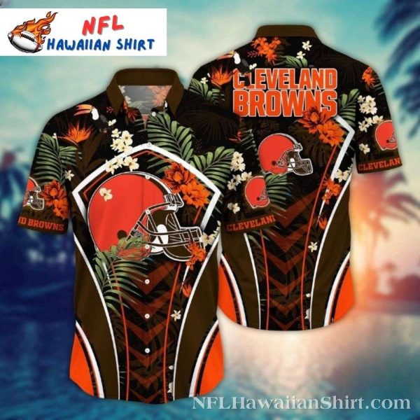 Tropical Parrot Cleveland Browns Aloha Shirt – Exotic Team Cheer