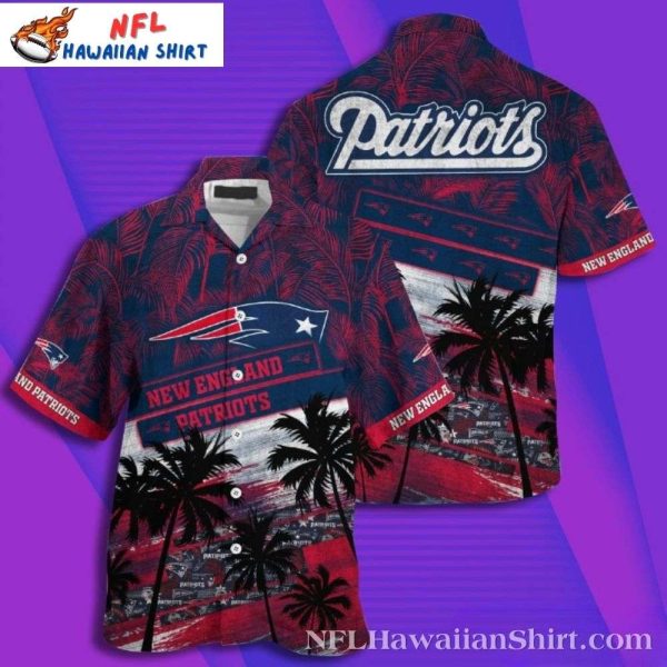 Tropical Pattern Summer NFL New England Patriots Hawaiian Shirt