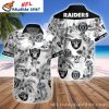 Tropical Raider Paradise – Las Vegas Raiders Hawaiian Shirt