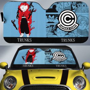 Trunks Car Sunshade Custom Dragon Ball Anime Manga Color Style