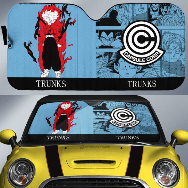 Trunks Car Sunshade Custom Manga Color Style