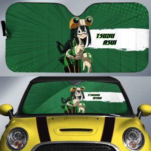 Tsuyu Asui Car Sunshade Custom For Fans