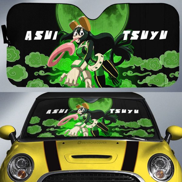 Tsuyu Asui Car Sunshade Custom My Hero Academia Anime Car Accessories