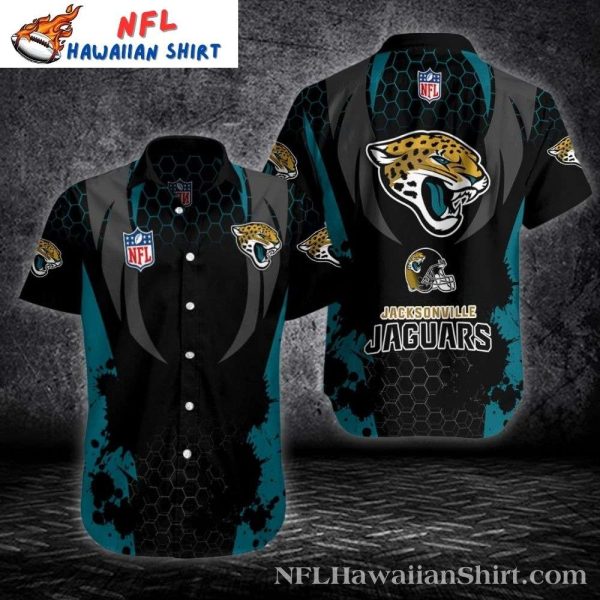 Turquoise Splash Jacksonville Jaguars Hawaiian Aloha Shirt