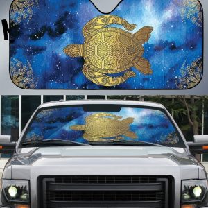 Turtle Mandala Car Sunshade Custom Car Interior Accessories