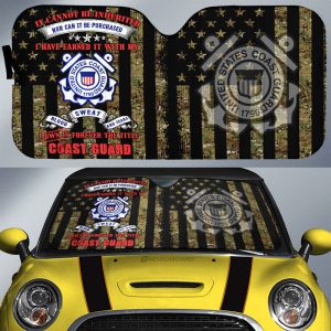 US Coast Guard Car Sunshade Custom Car Accessories