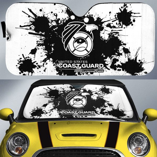 US Coast Guard Car Sunshade Custom Car Accessories