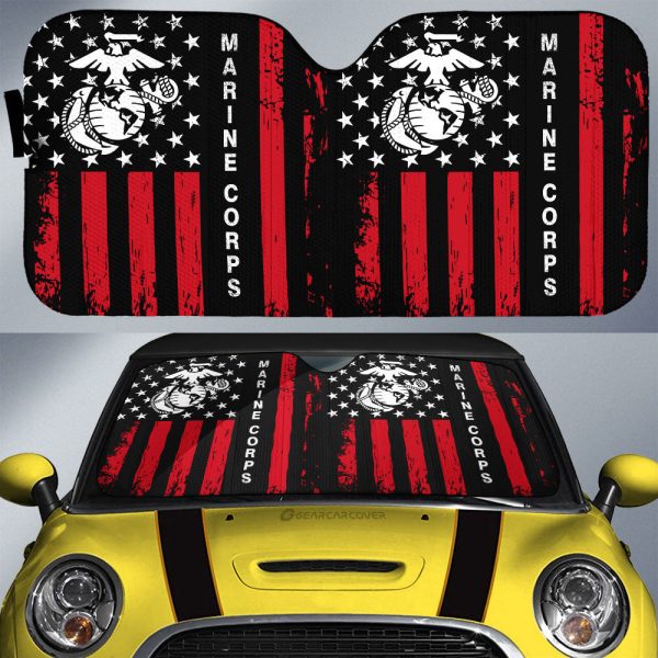 US Marine Corps Car Sunshade Custom Car Accessories