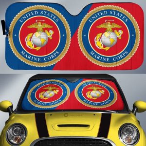 US Marine Corps Car Sunshade Custom Military Car Accessories