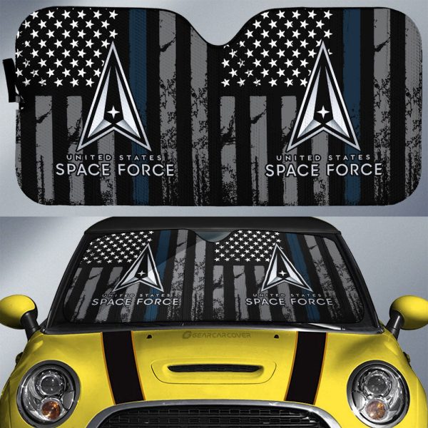 US Space Force Car Sunshade Custom Car Accessories