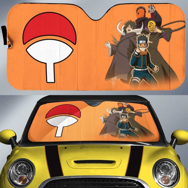 Uchiha Obito Car Sunshade Custom Anime Car Accessories For Fans