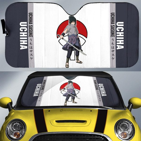 Uchiha Sasuke Car Sunshade Custom Anime Car Accessories