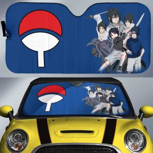 Uchiha Sasuke Car Sunshade Custom Car Accessories For Fans